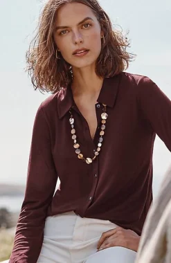 J.Jill Ponte Knit Shirt | Jjill-Women Tops & Tees