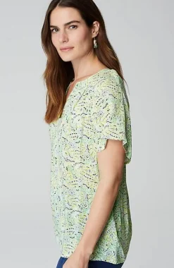 J.Jill Printed Voile Top | Jjill-Women Shirts & Blouses