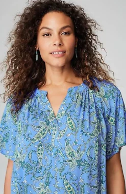 J.Jill Printed Voile Top | Jjill-Women Shirts & Blouses