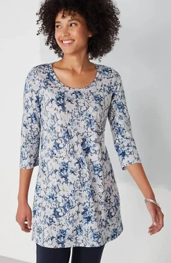 J.Jill Pure Jill Ballet-Sleeve Tunic | Jjill-Women Tops & Tees