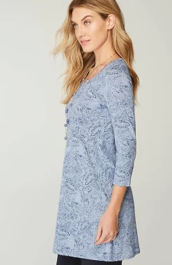J.Jill Pure Jill Ballet-Sleeve Tunic | Jjill-Women Tops & Tees