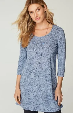 J.Jill Pure Jill Ballet-Sleeve Tunic | Jjill-Women Tops & Tees