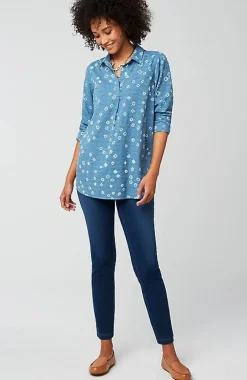 J.Jill Pure Jill Bandhani Popover | Jjill-Women Shirts & Blouses
