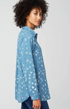 J.Jill Pure Jill Bandhani Popover | Jjill-Women Shirts & Blouses