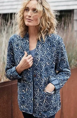 J.Jill Pure Jill Block-Printed Reversible Jacket | Jjill-Women Jackets & Coats