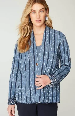 J.Jill Pure Jill Block-Printed Reversible Jacket | Jjill-Women Jackets & Coats