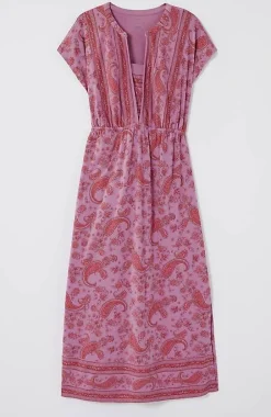 J.Jill Pure Jill Border-Print Maxi Dress | Jjill-Women Dresses
