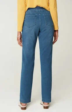 J.Jill Pure Jill Brushed-Back Indigo Pants | Jjill-Women Pants & Jeans