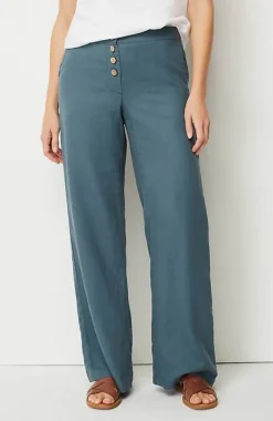 J.Jill Pure Jill Button-Fly Wide-Leg Pants | Jjill-Women Pants & Jeans