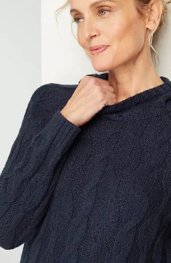 J.Jill Pure Jill Cable Hooded Sweater | Jjill-Women Sweaters