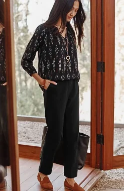 J.Jill Pure Jill Diagonal-Knit Straight-Leg Pants | Jjill-Women Pants & Jeans