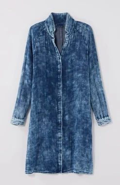 J.Jill Pure Jill Double-Cloth Indigo Shirtdress | Jjill-Women Dresses