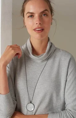 J.Jill Pure Jill Double-Knit Draped Cowl-Neck Tunic | Jjill-Women Tops & Tees