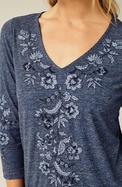 J.Jill Pure Jill Embroidered Jersey Tunic | Jjill-Women Tops & Tees