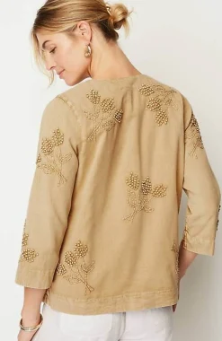 J.Jill Pure Jill Hand-Embroidered Jacket | Jjill-Women Jackets & Coats