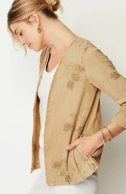 J.Jill Pure Jill Hand-Embroidered Jacket | Jjill-Women Jackets & Coats