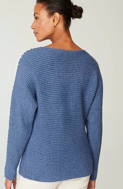 J.Jill Pure Jill Hand-Stitched Details Boat-Neck Sweater | Jjill-Women Sweaters
