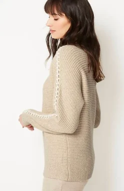 J.Jill Pure Jill Hand-Stitched Details Boat-Neck Sweater | Jjill-Women Sweaters