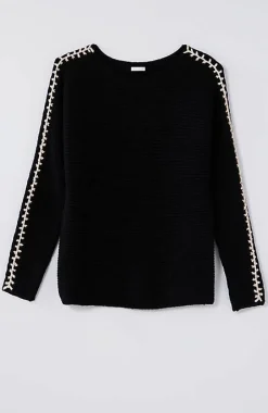 J.Jill Pure Jill Hand-Stitched Details Boat-Neck Sweater | Jjill-Women Sweaters