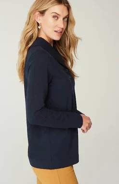 J.Jill Pure Jill Harmony Shawl-Collar Top | Jjill-Women Tops & Tees