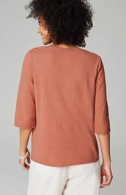 J.Jill Pure Jill Hemp U0026 Cotton Henley Top | Jjill-Women Tops & Tees