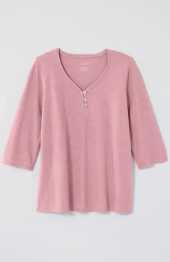 J.Jill Pure Jill Hemp U0026 Cotton Henley Top | Jjill-Women Tops & Tees