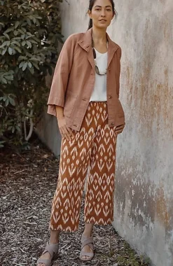 J.Jill Pure Jill Ikat Wide-Leg Crops | Jjill-Women Pants & Jeans