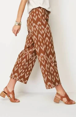 J.Jill Pure Jill Ikat Wide-Leg Crops | Jjill-Women Pants & Jeans