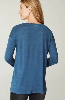 J.Jill Pure Jill Indigo-Jersey Relaxed Top | Jjill-Women Tops & Tees