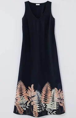 J.Jill Pure Jill Kantha-Stitched U0026 Printed A-Line Dress | Jjill-Women Dresses