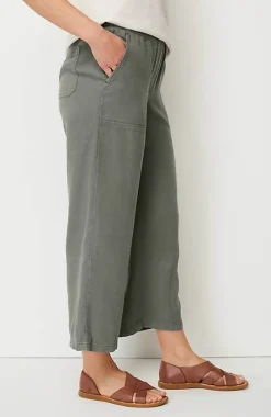 J.Jill Pure Jill Linen-Blend Wide-Leg Crops | Jjill-Women Pants & Jeans