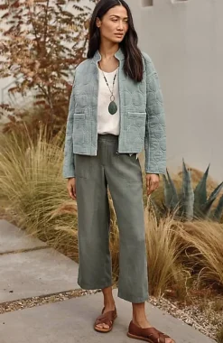 J.Jill Pure Jill Linen-Blend Wide-Leg Crops | Jjill-Women Pants & Jeans