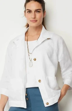 J.Jill Pure Jill Linen Cropped Jacket | Jjill-Women Jackets & Coats