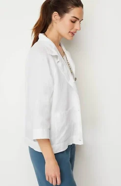 J.Jill Pure Jill Linen Cropped Jacket | Jjill-Women Jackets & Coats