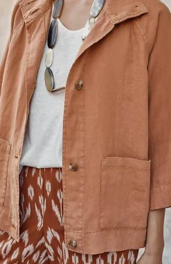J.Jill Pure Jill Linen Cropped Jacket | Jjill-Women Jackets & Coats