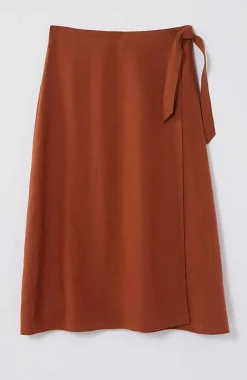J.Jill Pure Jill Linen Faux-Wrap Skirt | Jjill-Women Skirts