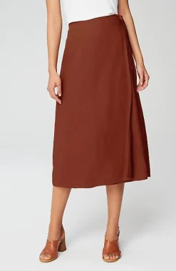 J.Jill Pure Jill Linen Faux-Wrap Skirt | Jjill-Women Skirts