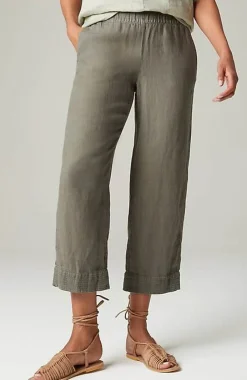 J.Jill Pure Jill Linen Trapunto-Stitched Pants | Jjill-Women Pants & Jeans