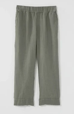 J.Jill Pure Jill Linen Trapunto-Stitched Pants | Jjill-Women Pants & Jeans