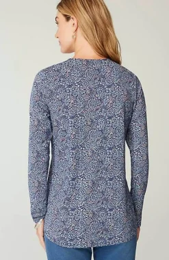 J.Jill Pure Jill Long-Sleeve Shirttail Tee | Jjill-Women Tops & Tees