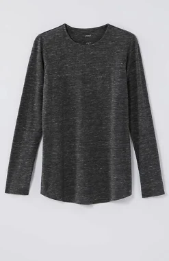 J.Jill Pure Jill Long-Sleeve Shirttail Tee | Jjill-Women Tops & Tees