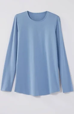 J.Jill Pure Jill Long-Sleeve Shirttail Tee | Jjill-Women Tops & Tees