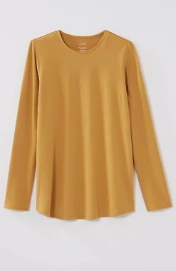 J.Jill Pure Jill Long-Sleeve Shirttail Tee | Jjill-Women Tops & Tees