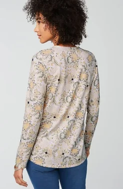 J.Jill Pure Jill Long-Sleeve Shirttail Tee | Jjill-Women Tops & Tees