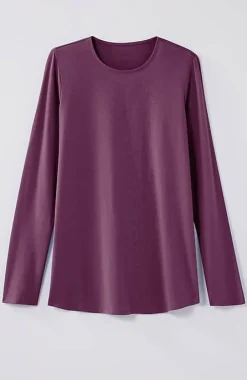 J.Jill Pure Jill Long-Sleeve Shirttail Tee | Jjill-Women Tops & Tees