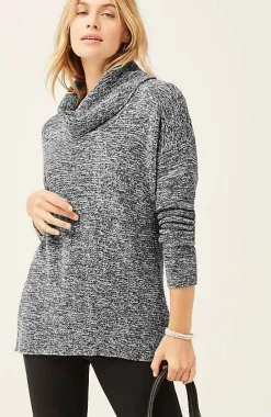 J.Jill Pure Jill Marled Cowl-Neck Sweater | Jjill-Women Sweaters