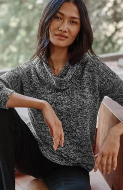 J.Jill Pure Jill Marled Cowl-Neck Sweater | Jjill-Women Sweaters