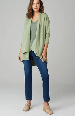 J.Jill Pure Jill Mineral-Dyed Draped-Front Jacket | Jjill-Women Jackets & Coats