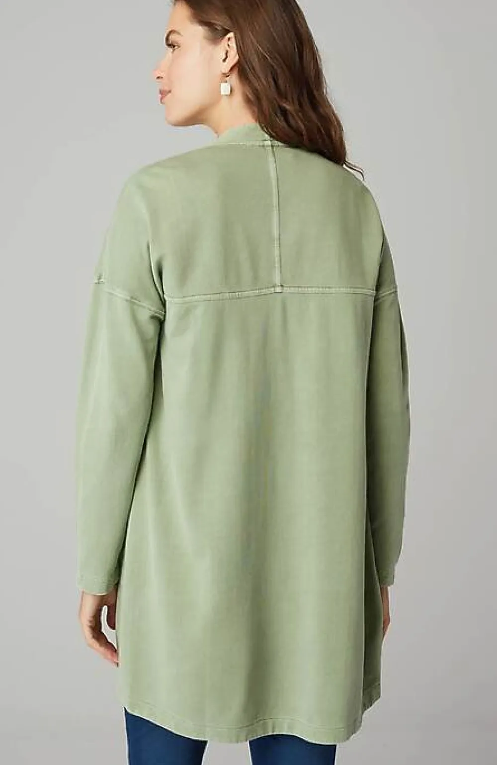J.Jill Pure Jill Mineral-Dyed Draped-Front Jacket | Jjill-Women Jackets & Coats