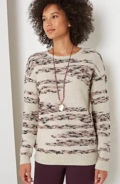 J.Jill Pure Jill Multicolored Intarsia Sweater | Jjill-Women Sweaters
